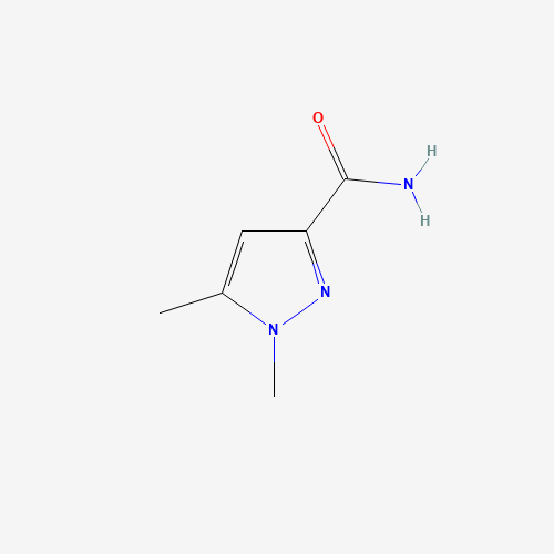 1,5-dimethyl-1H-pyrazole-3-carboxamide (CAS: 54384-74-6) - Chemical Structure and Molecular Formula 
