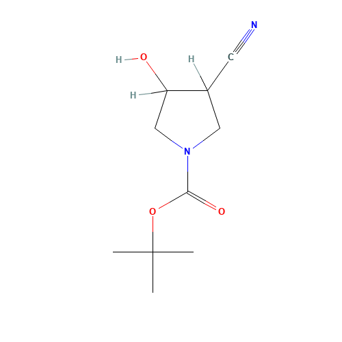 tert-Butyl 3-cyano-4-hydroxypyrrolidine-1-carboxylate (CAS: 197143-33-2) - Related Chemical Product