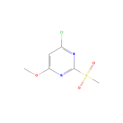 4-Chloro-6-methoxy-2-(methylsulfonyl)pyrimidine (CAS: 89466-55-7) - Related Chemical Product