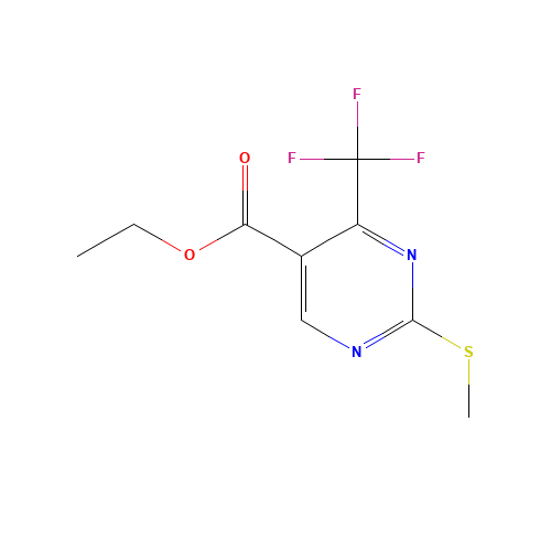 Ethyl 2-(methylsulfanyl)-4-(trifluoromethyl)-5-pyrimidinecarboxylate (CAS: 149771-12-0) - Related Chemical Product