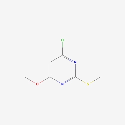 4-Chloro-6-methoxy-2-(methylsulfanyl)pyrimidine (CAS: 89466-42-2) - Chemical Structure and Molecular Formula 
