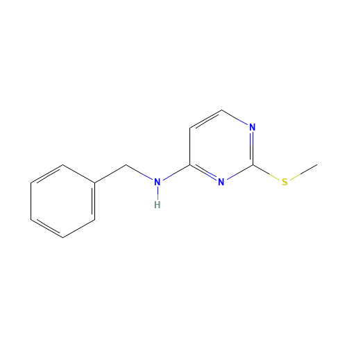 N-Benzyl-2-(methylsulfanyl)pyrimidin-4-amine (CAS: 91719-61-8) - Related Chemical Product