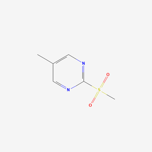 5-Methyl-2-(methylsulfonyl)pyrimidine (CAS: 38275-45-5) - Chemical Structure and Molecular Formula 