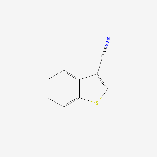 Benzo[b]thiophene-3-carbonitrile- (CAS: 24434-84-2) - Chemical Structure and Molecular Formula 