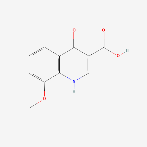 4-Hydroxy-8-methoxyquinoline-3-carboxylic acid (CAS: 280027-18-1) - Chemical Structure and Molecular Formula 