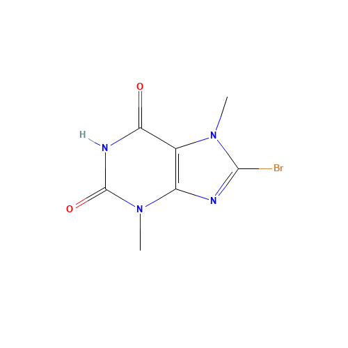 8-bromo-3,7-dimethyl-3,7-dihydro-1H-purine-2,6-dione (CAS: 15371-15-0) - Related Chemical Product