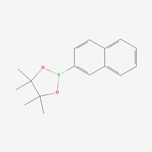 4,4,5,5-Tetramethyl-2-(2-naphthyl)-1,3,2-dioxaborolane chemical structure 4,4,5,5-Tetramethyl-2-(2-naphthyl)-1,3,2-dioxaborolane (CAS: 256652-04-7) - Chemical Structure and Molecular Formula