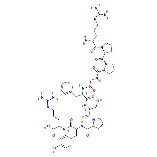 N<sup>5</sup>-(Diaminomethylene)-L-ornithyl-L-prolyl-L-prolylglycyl-L-phenylalanyl-L-seryl-L-prolyl-L-tyrosyl-N<sup>5</sup>-(diaminomethylene)-L-ornithine (CAS: 32222-00-7) - Related Chemical Product