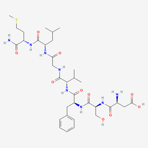 L-a-Aspartyl-L-seryl-L-phenylalanyl-L-valylglycyl-L-leucyl-L-methioninamide (CAS: 97559-35-8) - Related Chemical Product
