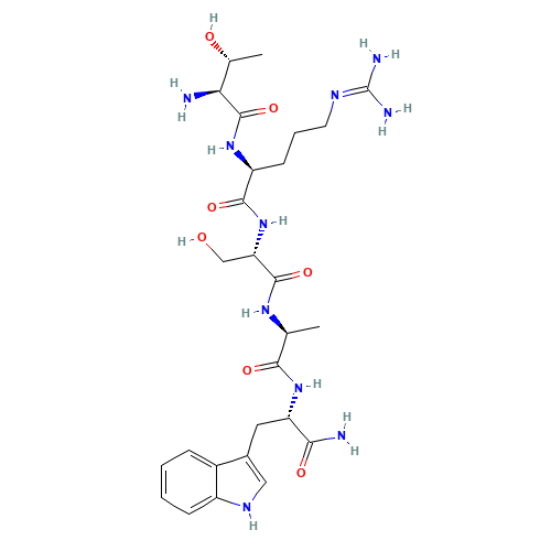 D-Allothreonyl-D-arginyl-L-seryl-D-alanyl-L-tryptophanamide (CAS: 155918-12-0) - Related Chemical Product