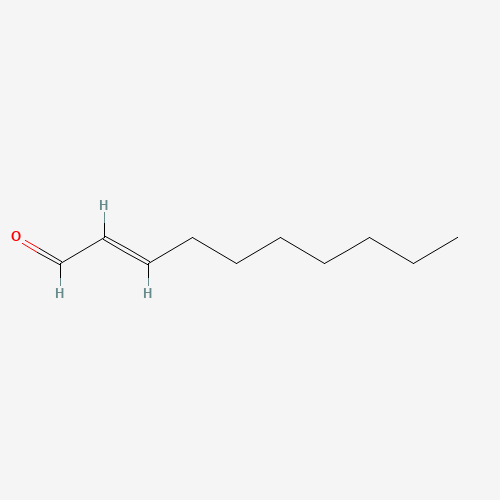 Dec-2-enal (CAS: 3913-81-3) - Chemical Structure and Molecular Formula 