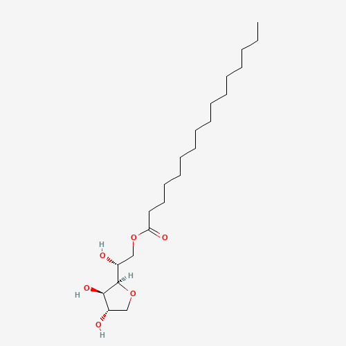Sorbitan, monohexadecanoate (CAS: 26266-57-9) - Chemical Structure and Molecular Formula 