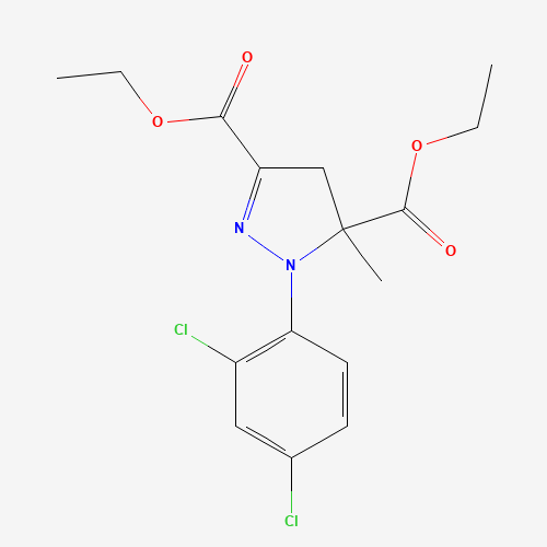mefenpyr-diethyl (CAS: 135590-91-9) - Chemical Structure and Molecular Formula 