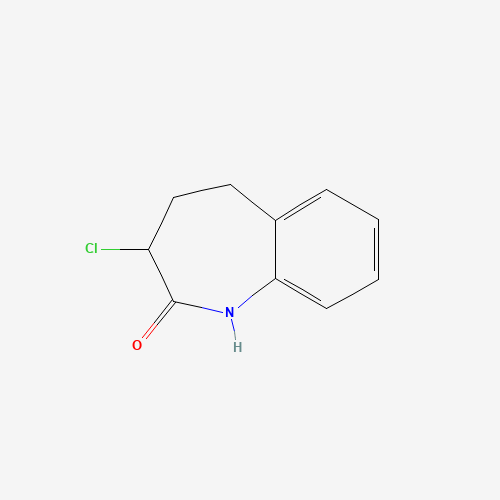 3-Chloro-1,3,4,5-tetrahydro-2H-1-benzazepin-2-one (CAS: 86499-23-2) - Chemical Structure and Molecular Formula 