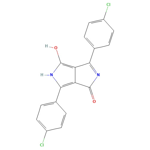 3,6-Bis(4-chlorophenyl)-2,5-dihydropyrrolo[3,4-c]pyrrole-1,4-dione (CAS: 84632-65-5) - Related Chemical Product