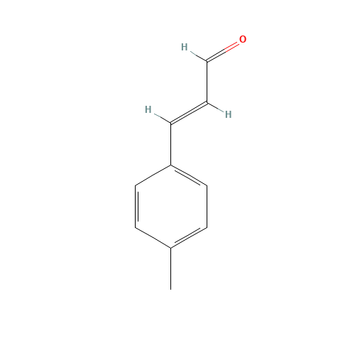 3-P-Tolylpropenal (CAS: 56578-35-9) - Chemical Structure and Molecular Formula 
