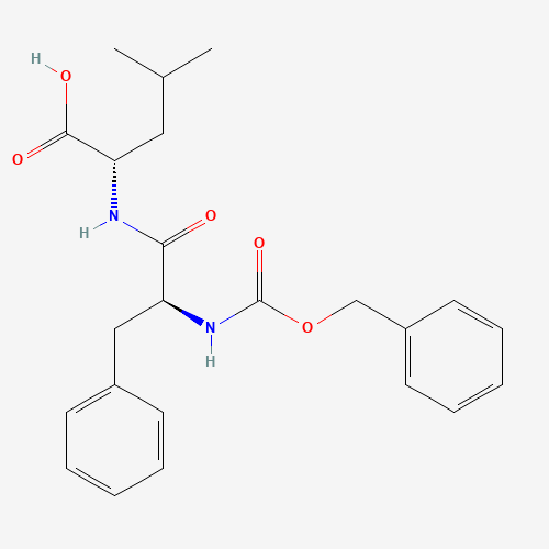 N-[(Benzyloxy)carbonyl]phenylalanylleucine (CAS: 4313-73-9) - Chemical Structure and Molecular Formula 
