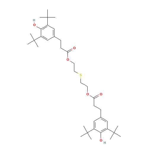thiodiethane-2,1-diyl bis[3-(3,5-di-tert-butyl-4-hydroxyphenyl)propanoate] (CAS: 41484-35-9) - Related Chemical Product