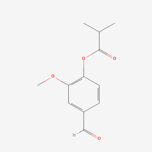 4-formyl-2-methoxyphenyl 2-methylpropanoate (CAS: 20665-85-4) - Related Chemical Product