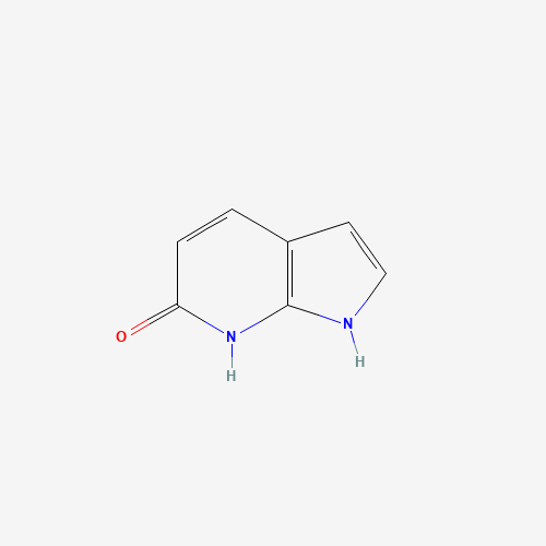 1H-Pyrrolo[2,3-b]pyridin-6-ol (CAS: 55052-26-1) - Chemical Structure and Molecular Formula 