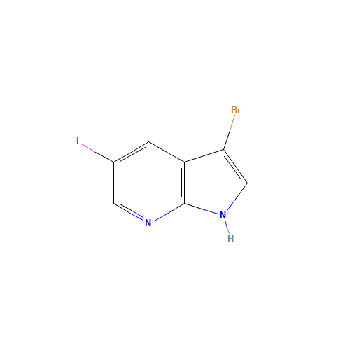 3-Bromo-5-iodo-1H-pyrrolo[2,3-b]pyridine (CAS: 900514-06-9) - Related Chemical Product