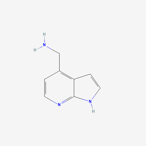 1-(1H-Pyrrolo[2,3-b]pyridin-4-yl)methanamin (CAS: 888498-07-5) - Chemical Structure and Molecular Formula 