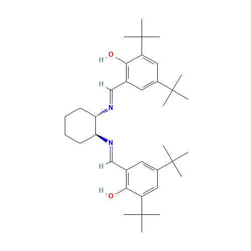 (1S,2S)-N,N′-bis-[3,5-di-tert-butylsalicylidene]-1,2-cyclohexanediamine (CAS: 135616-36-3) - Related Chemical Product
