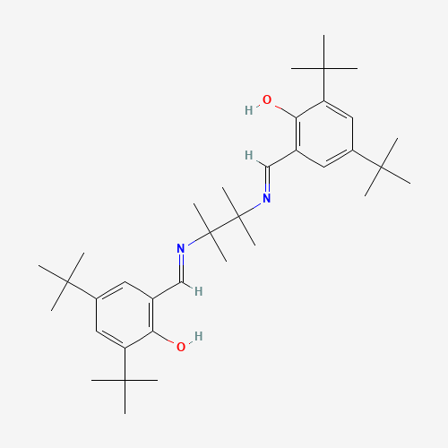 2,2'-{(2,3-Dimethylbutane-2,3-diyl)bis[nitrilo(E)methylylidene]}bis(4,6-di-tert-butylphenol) (CAS: 351498-10-7) - Related Chemical Product