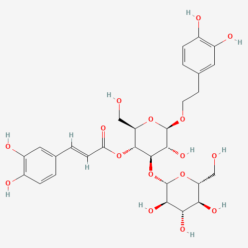 2-(3,4-Dihydroxyphenyl)ethyl 4-O-[(2E)-3-(3,4-dihydroxyphenyl)-2-propenoyl]-3-O-b-D-glucopyranosyl-b-D-glucopyranoside (CAS: 104777-68-6) - Related Chemical Product