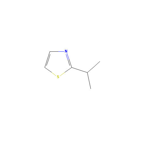 2-isopropyl-1,3-thiazole (CAS: 15679-10-4) - Chemical Structure and Molecular Formula 