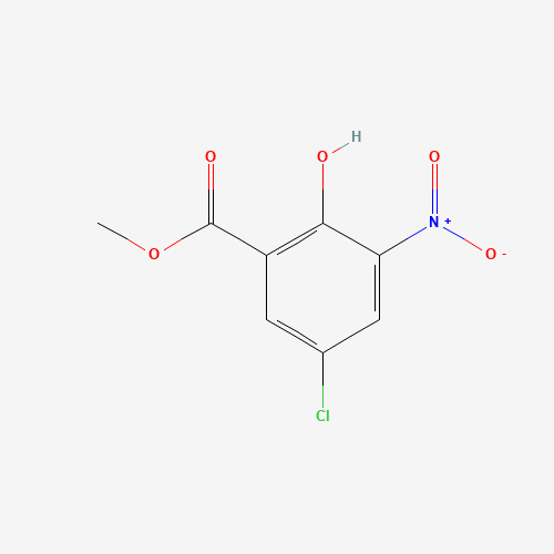 benzoic acid, 5-chloro-2-hydroxy-3-nitro-, methyl ester (CAS: 5043-79-8) - Related Chemical Product