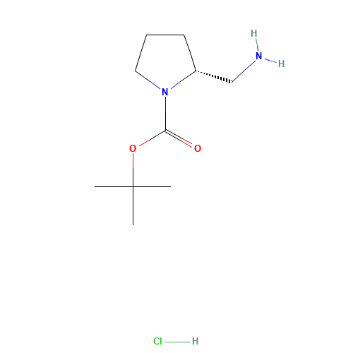 (R)-(2-Aminomethyl)-1-N-Boc-pyrrolidine HCl (CAS: 1190890-12-0) - Related Chemical Product