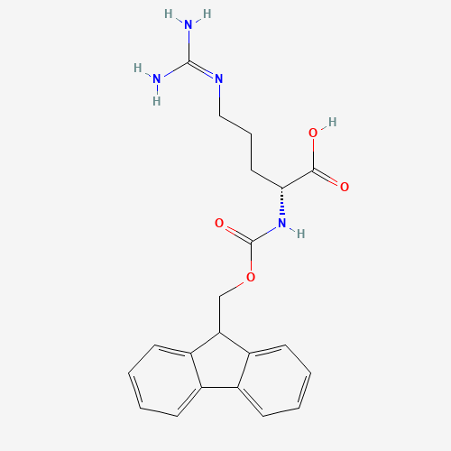 Fmoc-Arg-OH (CAS: 130752-32-8) - Chemical Structure and Molecular Formula 