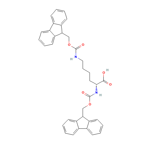 N<sup>2</sup>,N<sup>6</sup>-Bis[(9H-fluoren-9-ylmethoxy)carbonyl]lysine (CAS: 75932-02-4) - Related Chemical Product