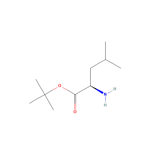 2-Methyl-2-propanyl D-leucinate (CAS: 67617-35-0) - Chemical Structure and Molecular Formula 