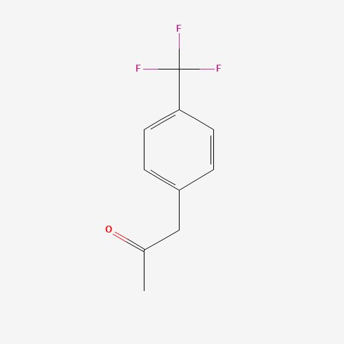 1-[4-(trifluoromethyl)phenyl]propan-2-one (CAS: 713-45-1) - Chemical Structure and Molecular Formula 