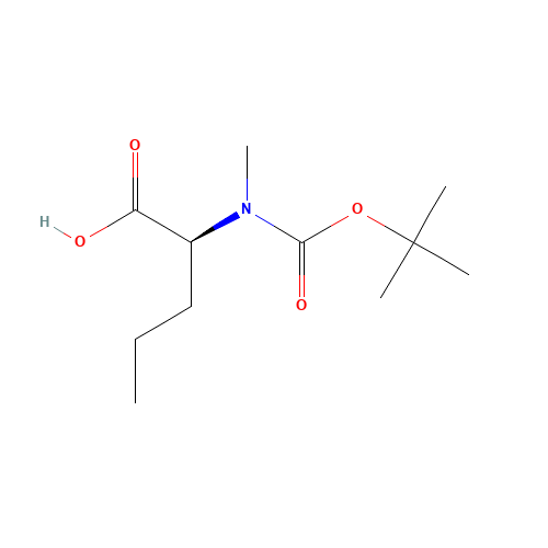 N-Methyl-N-{[(2-methyl-2-propanyl)oxy]carbonyl}-L-norvaline (CAS: 136092-78-9) - Related Chemical Product