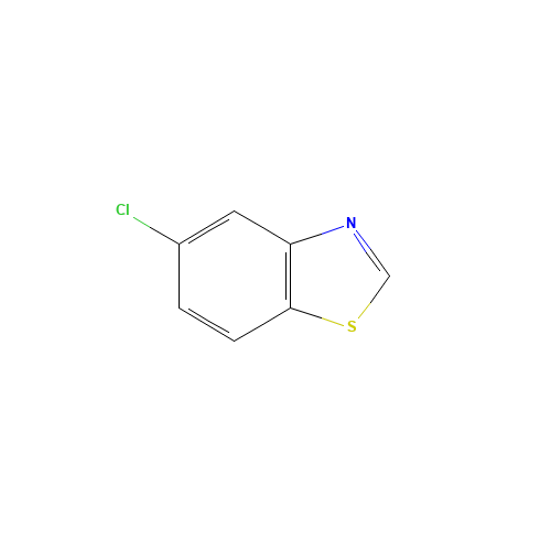 benzothiazole, 5-chloro- (CAS: 2786-51-8) - Chemical Structure and Molecular Formula 