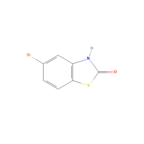 5-bromo-2,3-dihydro-1,3-benzothiazol-2-one (CAS: 199475-45-1) - Chemical Structure and Molecular Formula 