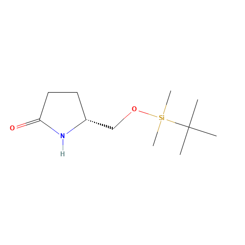 (5R)-5-[[tert-butyl(dimethyl)silyl]oxymethyl]pyrrolidin-2-one (CAS: 100548-49-0) - Related Chemical Product