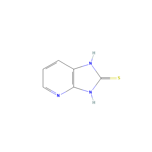 1H-imidazo[4,5-b]pyridine-2-thiol (CAS: 29448-81-5) - Chemical Structure and Molecular Formula 