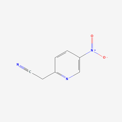 2-pyridineacetonitrile, 5-nitro- (CAS: 123846-66-2) - Chemical Structure and Molecular Formula 