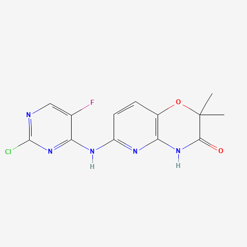6-[(2-Chloro-5-fluoropyrimidin-4-yl)amino]-2,2-dimethyl-2H-pyrido[3,2-b][1,4]oxazin-3(4H)-one (CAS: 575484-83-2) - Related Chemical Product