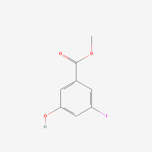Methyl 3-hydroxy-5-iodobenzoate (CAS: 50765-22-5) - Chemical Structure and Molecular Formula 