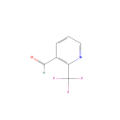 2-Trifluoromethyl-nicotinaldehyde (CAS: 116308-35-1) - Chemical Structure and Molecular Formula 