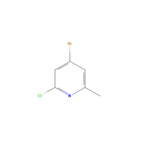 4-bromo-2-chloro-6-methylpyridine (CAS: 1206250-53-4) - Chemical Structure and Molecular Formula 