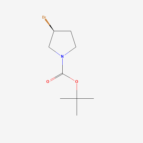 2-Methyl-2-propanyl (3S)-3-bromo-1-pyrrolidinecarboxylate (CAS: 569660-89-5) - Related Chemical Product