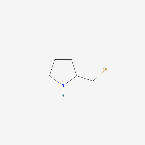 2-(Bromomethyl)pyrrolidine (CAS: 412311-36-5) - Chemical Structure and Molecular Formula 