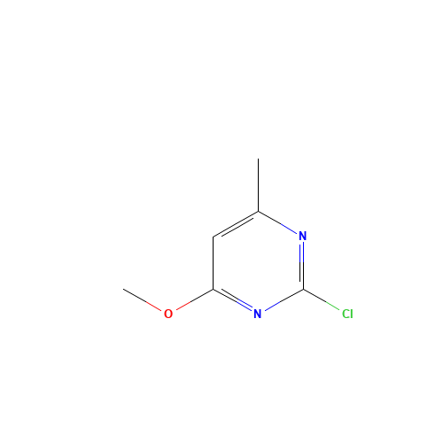 2-Chloro-4-methoxy-6-methylpyrimidine (CAS: 22536-64-7) - Chemical Structure and Molecular Formula 