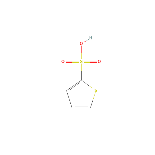 2-Thiophenesulfonic acid (CAS: 79-84-5) - Chemical Structure and Molecular Formula 